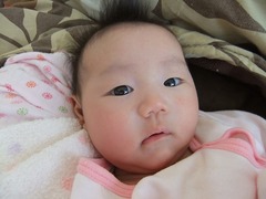 ななちゃんの綺麗なお肌